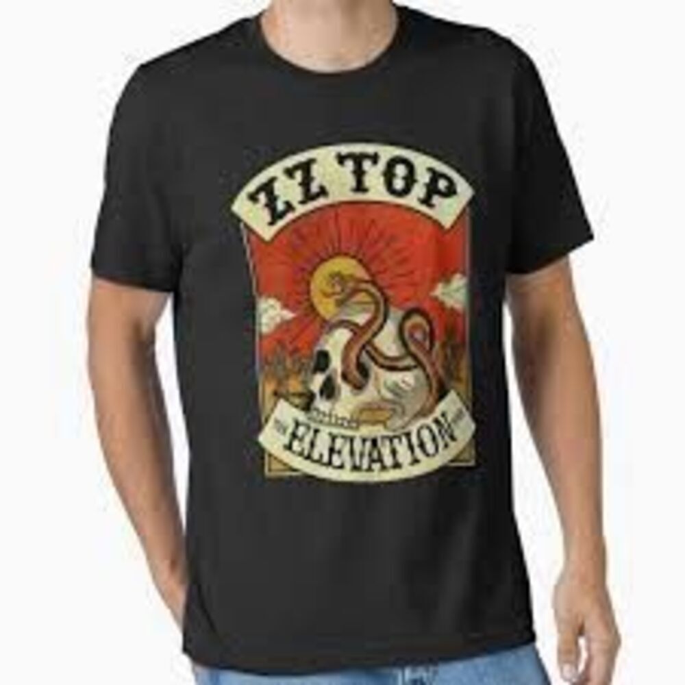 ZZ Top Elevation Tour 2025 Concert Tour Tee Shirt Sz L Rock